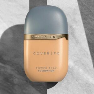 ✨Cover FX M4 Power Play Foundation- medium olive skin w golden undertones, Vegan